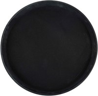 Winco Round fiberglass tray with non-slip surface,