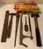 Hacksaw, Asst Blades, Hammers, File