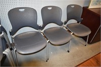 HERMAN MILLER "CAPER" STACK CHAIRS