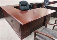 KIMBALL U SHAPE EXECUTIVE DESK