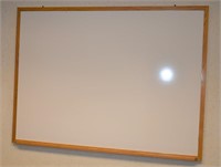 6' OAK FRAME DRY ERASE BOARD