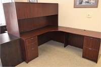 ALERIA 72" EXECUTIVE L DESK W/ HUTCH