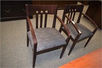 JASPER MAHOGANY FRAME GUEST CHAIRS