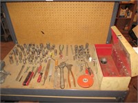 Tool Box with Misc 1/4, 3/8 & 1/2 Sockets