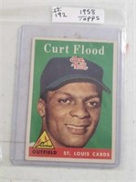 1958 Topps Card #464 Curt Flood