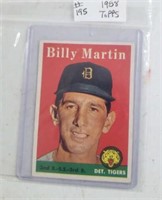 1958 Topps Card #271 Billy Martin