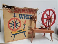 Vintage 1961 Remco Little Red Spinning Wheel