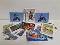 Motorcycle Related Card Samples (And More)