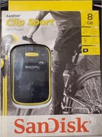 NEW 8GB Clip Sports MP3, 2000 Songs, 25 Hours