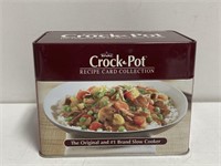 New Crock-Pot Recipe Collection in Metal Tin