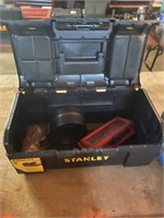Stanley Tool Box, Safety Goggles, Punch Driver Kit