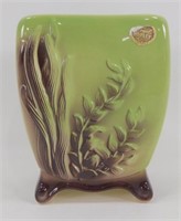 Royal Copley Footed Planter/Vase - Green Brown