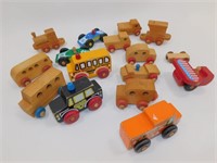 Lot of Wooden Vehicles - The Montgomery