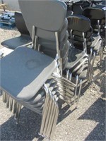 14 STACKING CHAIRS