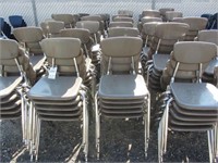 APPROXIMATELY 180 STACKING CHAIRS