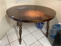 L - Vintage Dining Room Table Wood