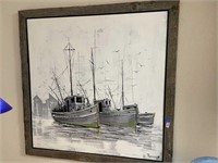 L - Framed Nautical Art
