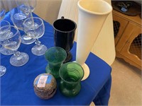 K - Misc Glassware Lot