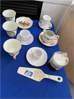K - Assorted Fine China Pieces