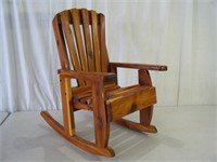 Like new heavy duty solidwood kid's rocking chair