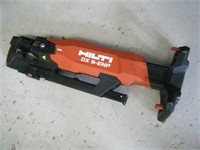 Working HILTI DX9-ENP powder actuated decking tool