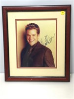 Matt Damon picture signed and framed. No COA.