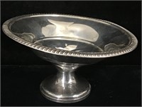 Weighted Sterling Footed dish