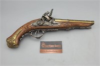 Replica Double Barrel Flintlock Pistol