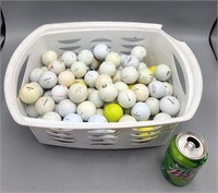 Basket Full of Golf Balls