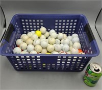 Basket  Full of Golf Balls