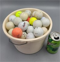 Bucket Full of Golf Balls