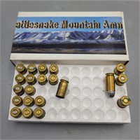 Rattlesnake Mountain ammo 45 auto and brass