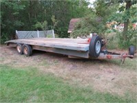 Eagle Trailers 20ft. Bed, 4ft. Beaver tail