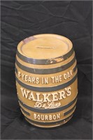 Collectible Walkers Bourbon Ad. Ceramic Bank