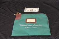 Bank Lockable Money Bag With Key - Works
