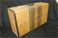 Old Striped Hand Luggage - Great Decor Piece