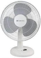 COMFORT ZONE OSCILLATING TABLE FAN 16 IN