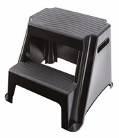 RUBBERMAID 2 STEP MOLDED PLASTIC STOOL WITH NON