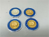 4 - 1967 Canada confederation tokens