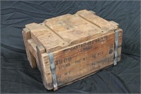 U.S. Military Ammo / Ammunition Wood Crate 50 Cal
