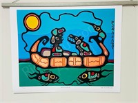 "The Great  Journey"  print by Norval Morrisseau