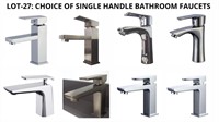 Bathroom Faucets - Single Handle (Your Choice)