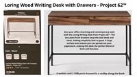 62" Loring Writing Desk - Walnut
