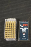 CCI Pistol Match .22LR Ammunition / Ammo - 40 CT.
