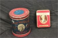 George Washington & Murat Tobacco Cans