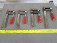 4 Small Fast-Acting Clamps