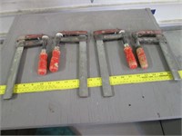 4 Smaller Fast-Acting Clamps