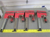 4 Powerfist Parallel Jaw Clamps
