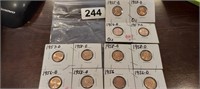 (12) UNCIRCULATED WHEAT PENNIES