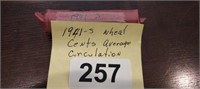 ROLL OF 1941-S WHEAT PENNIES